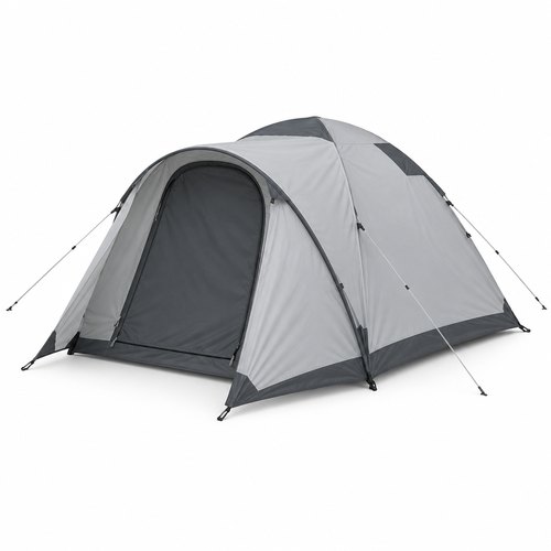 Палатка Trailpeak "Sierra 4", цвет: светло-серый, тёмно-серый, 290 х 240 х 130 см